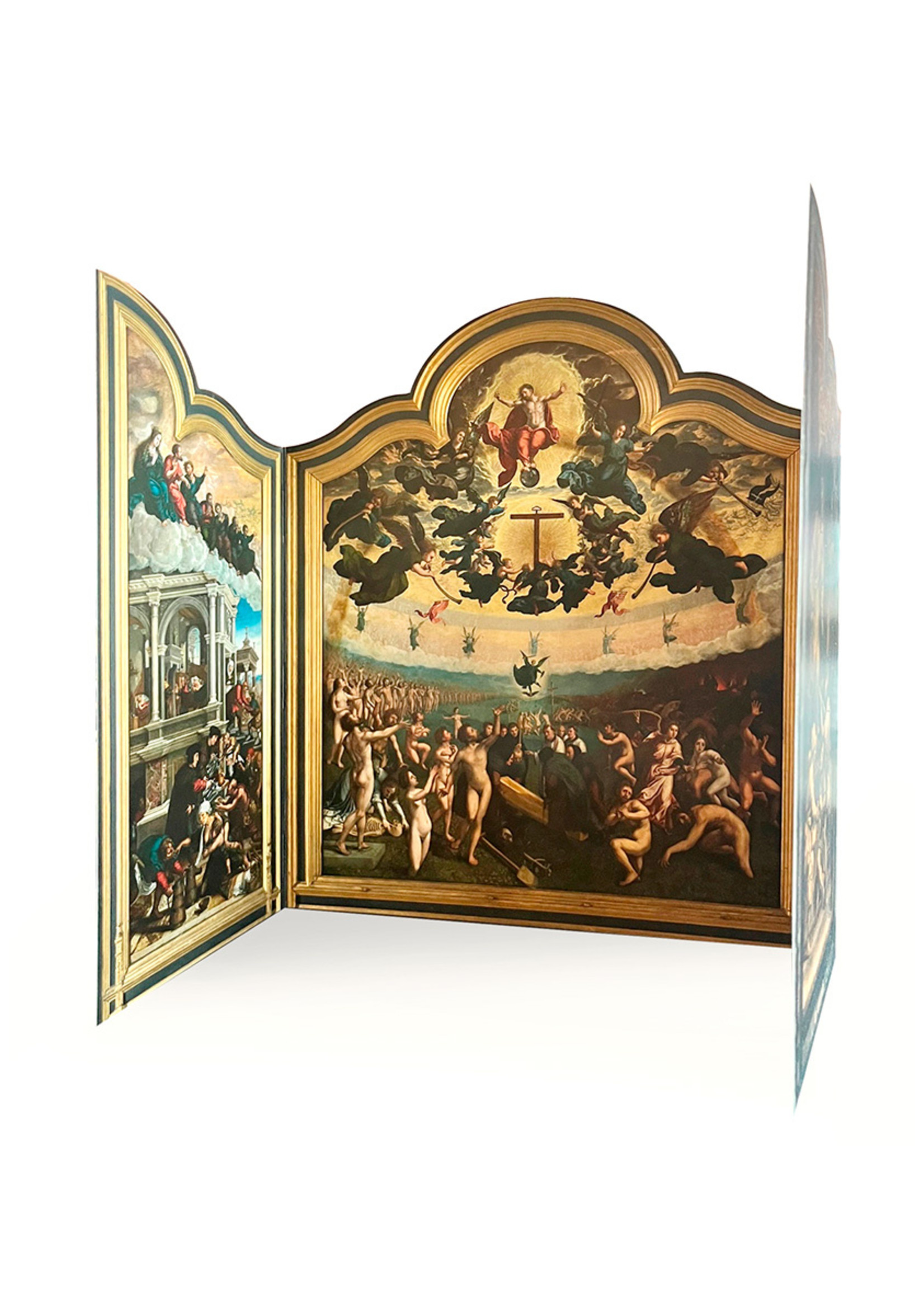 Bernard van Orley Last Judgement and the Seven Acts of Mercy Triptych