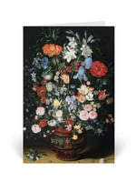 Breughel Brueghel the Elder Flowers in a Vase Greeting Card