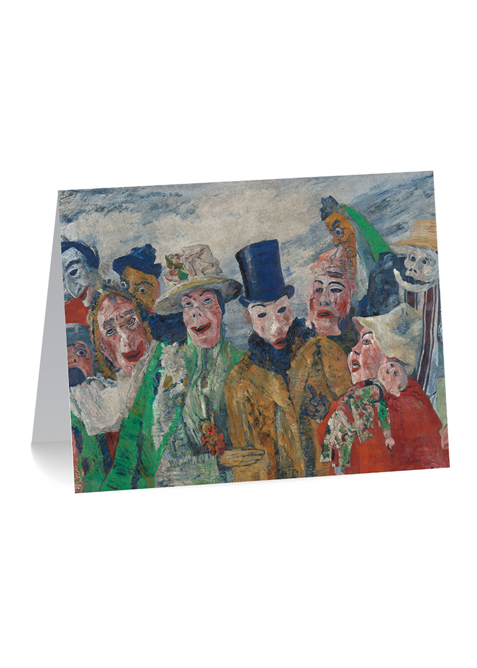 Ensor The Intrigue Greeting Card