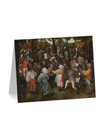 Breughel Bruegel the Elder The Wedding Dance Greeting Card