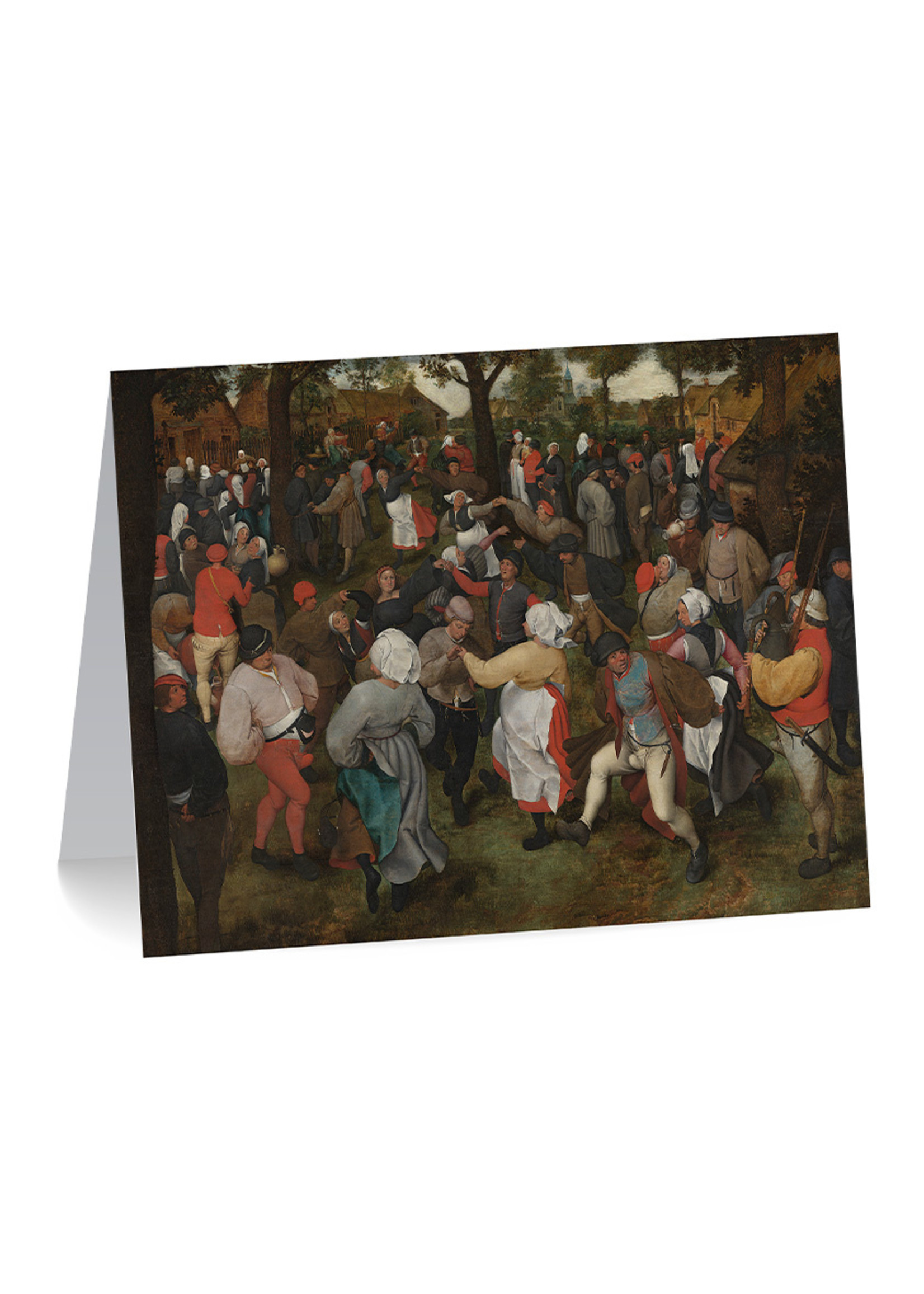 Bruegel the Elder The Wedding Dance Greeting Card