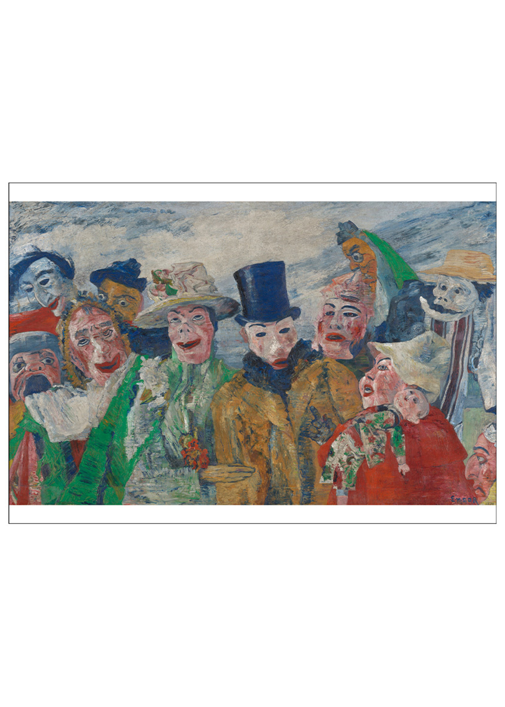 Ensor Ensor The Intrigue Postcard