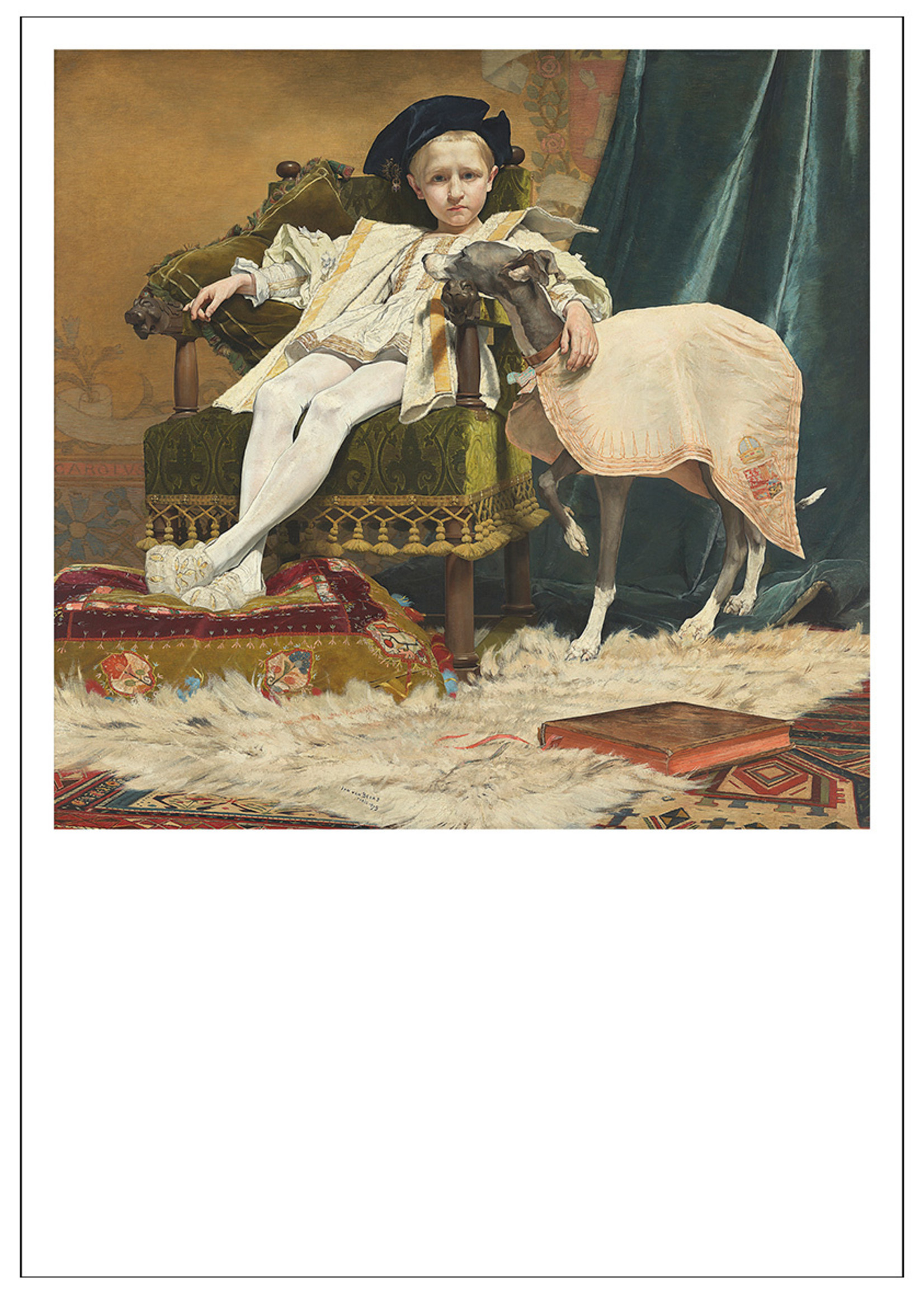 Van Beers Emperor Charles V as a Child Postcard