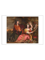 Ferdinand Bol Jan van der Voort and his Sister Catharina with a Servant Postcard