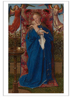 Van Eyck Madonna at the Fountain Postcard
