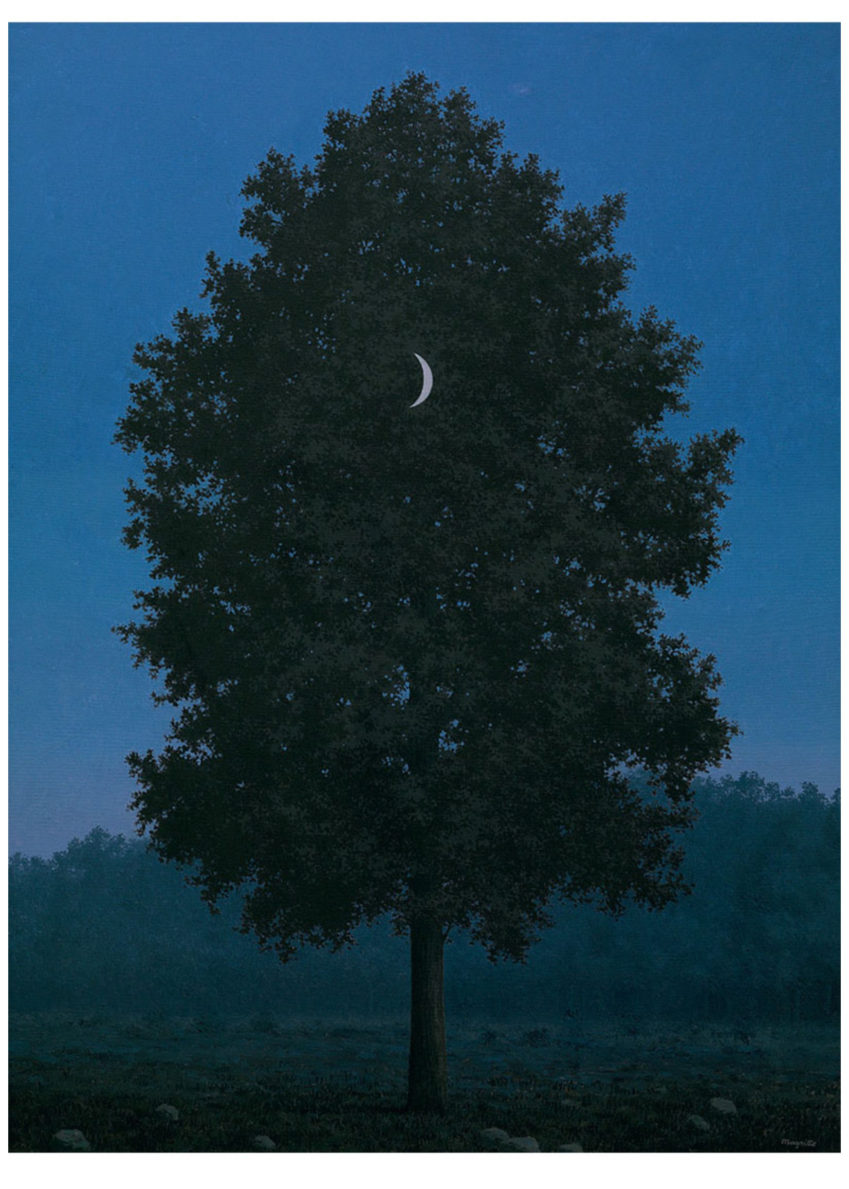 Magritte Poster - René Magritte, Zestien september