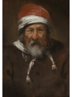 krasse koppen Postcard - Abraham van Dijck, An Old Man