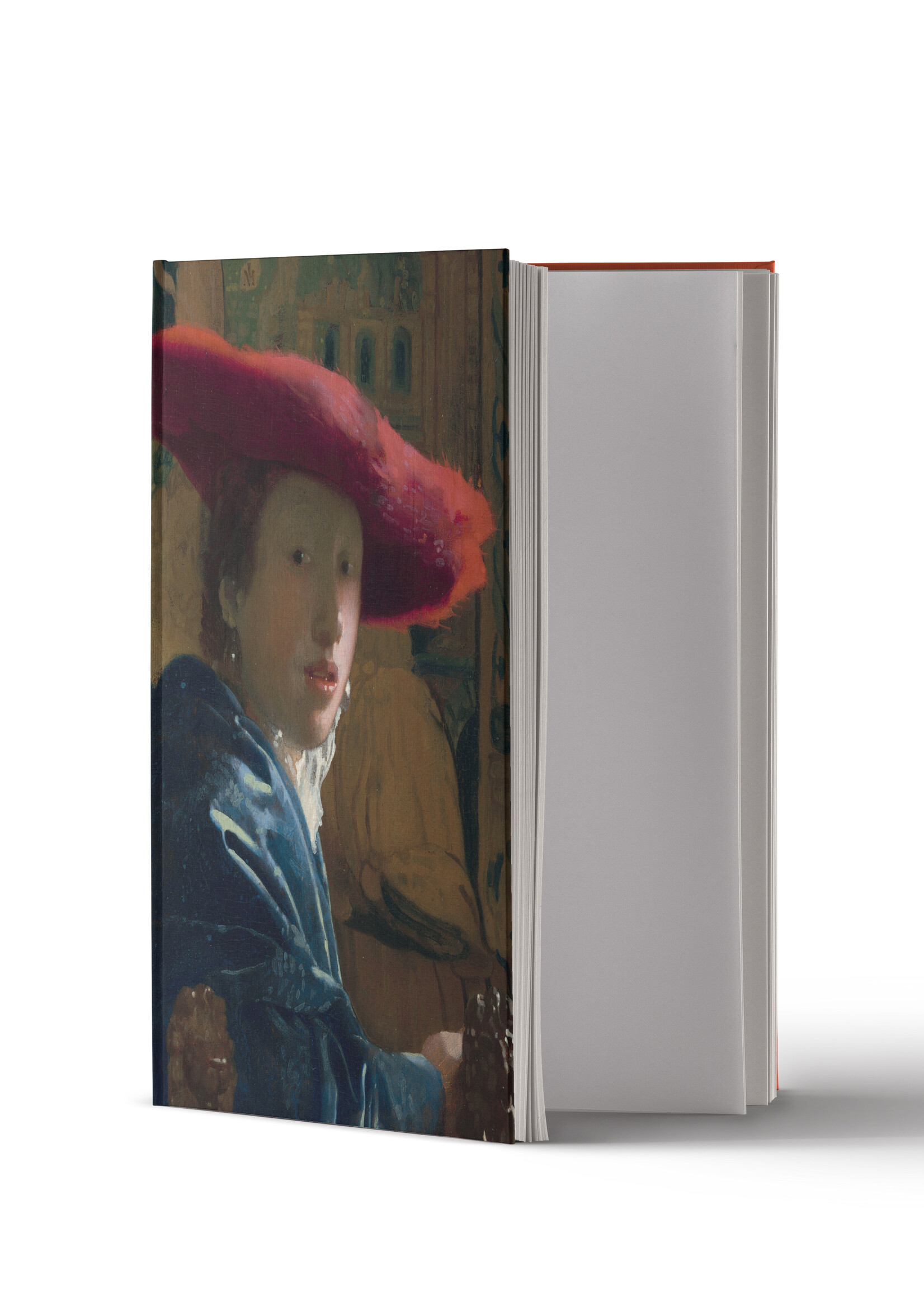 krasse koppen Hardcover Sketchbook - Johannes Vermeer, Girl with the Red Hat