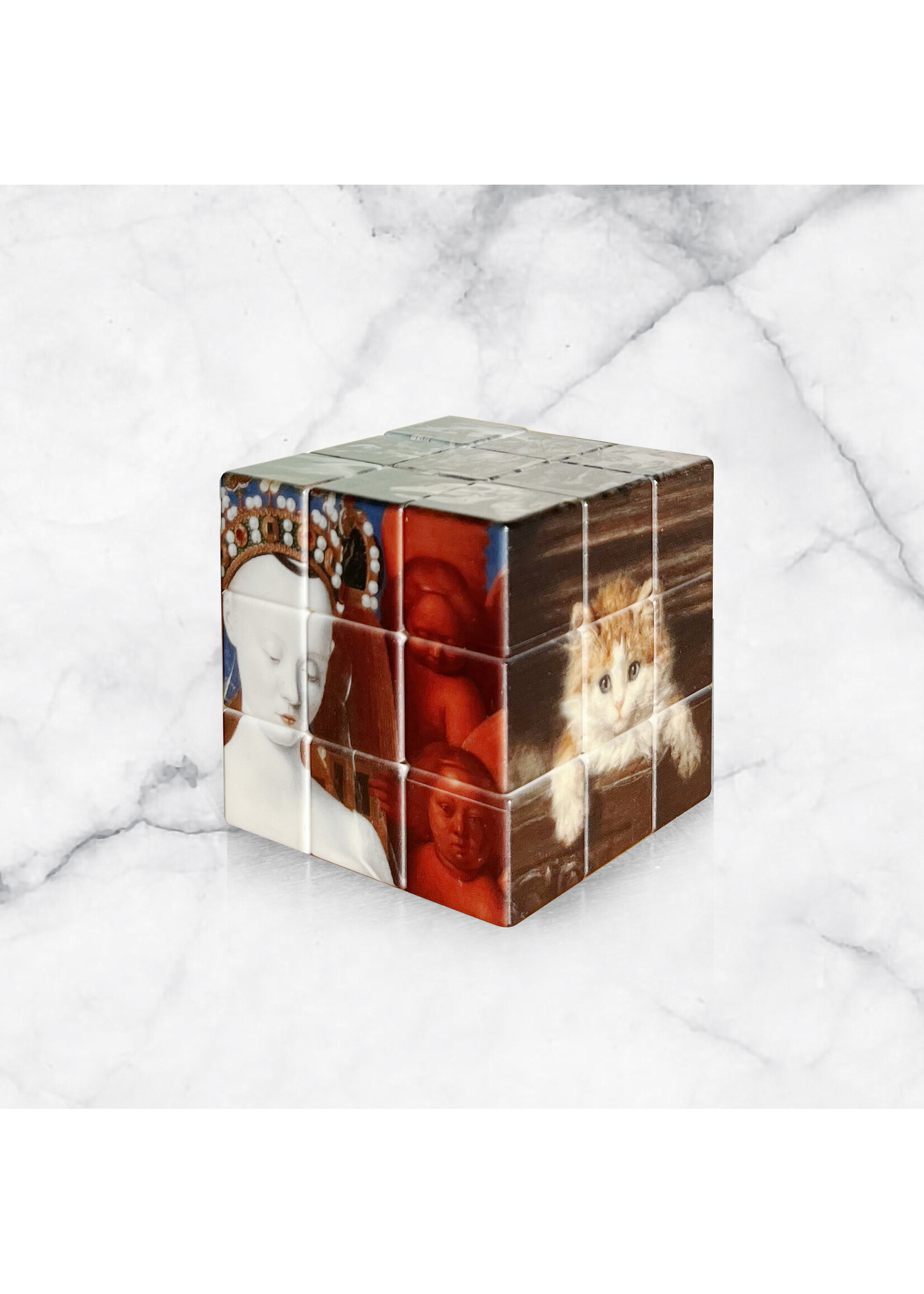 Kunstenaar geïnspireerd Rubiks kubus