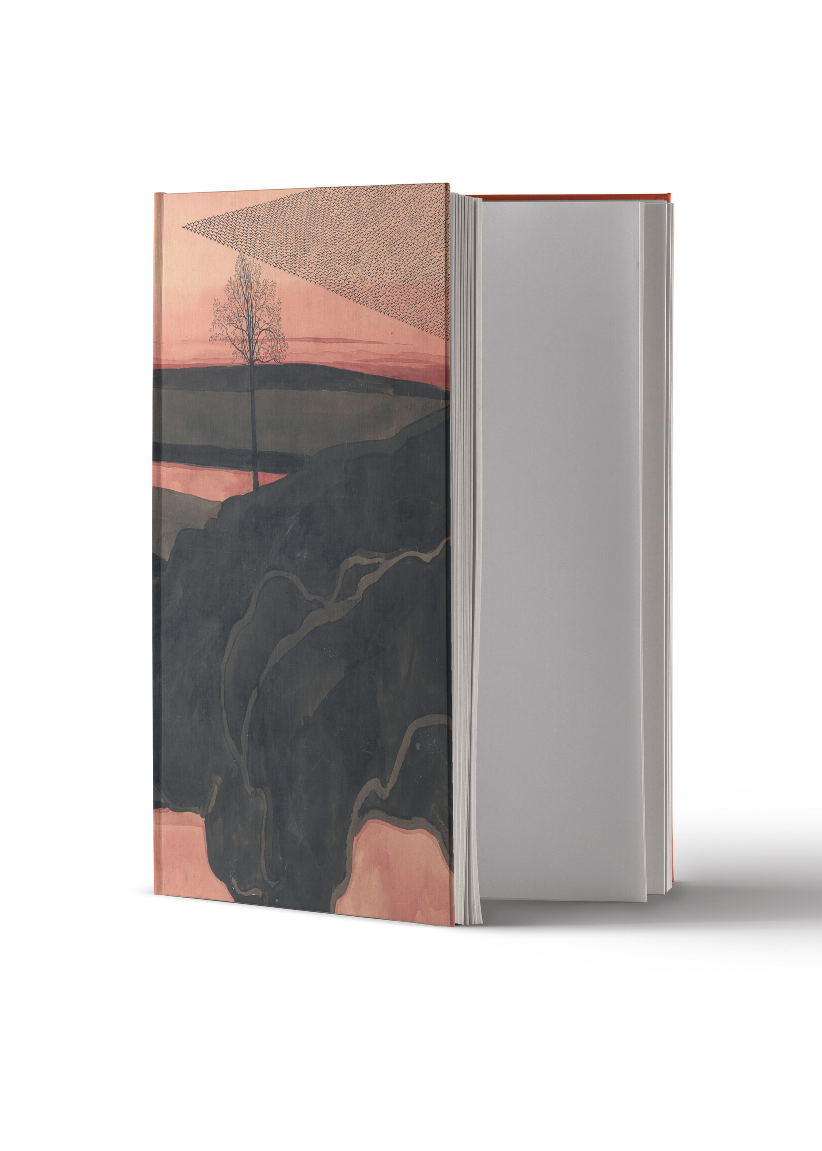 Schetsboek Hardcover, Léon Spilliaert, Landschap in rode avondgloed
