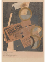 fonds lens- ghesquiere Postcard,  kurt schwitters - helios