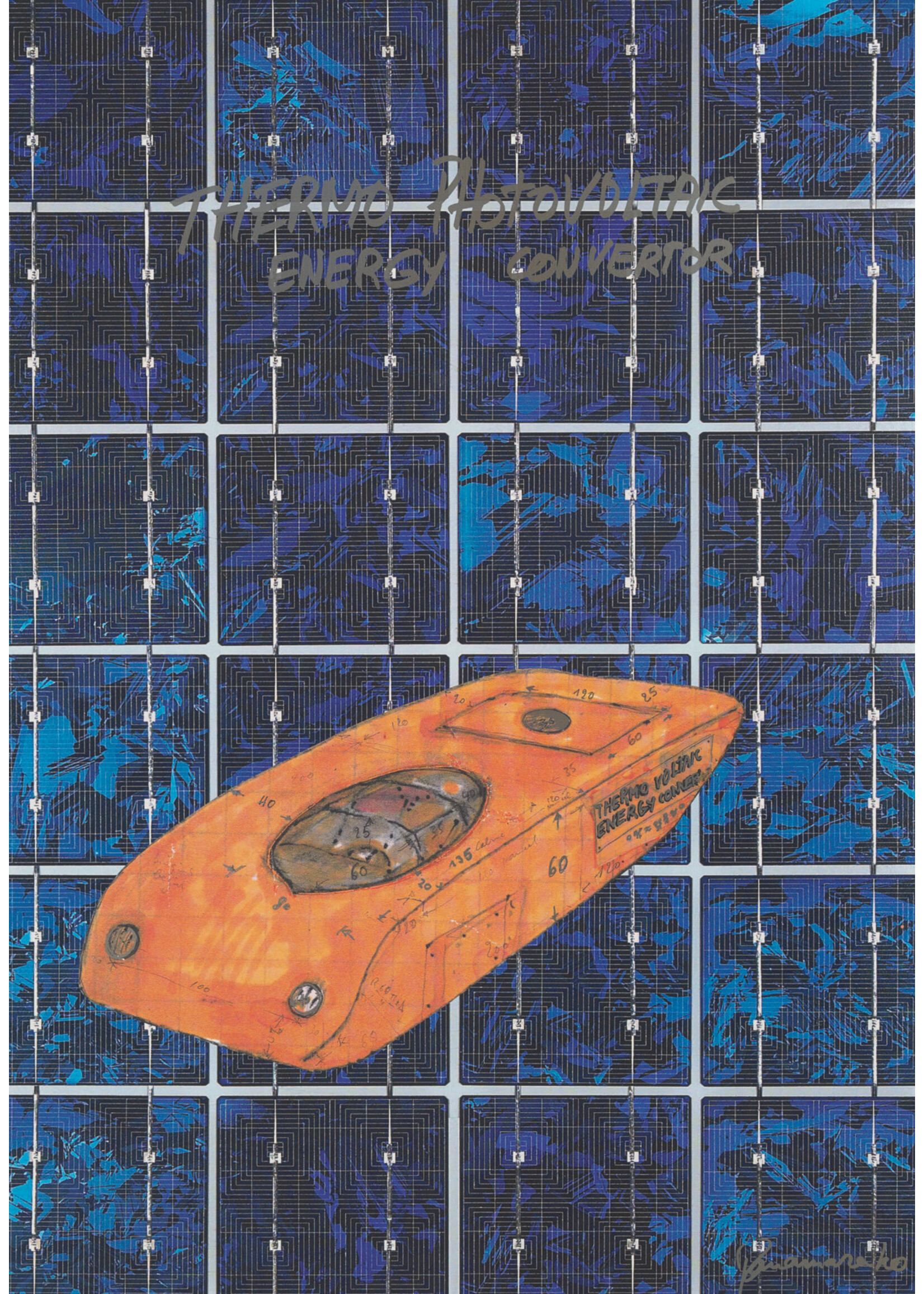 Postcard, panamarenko - Thermo Photovoltaic