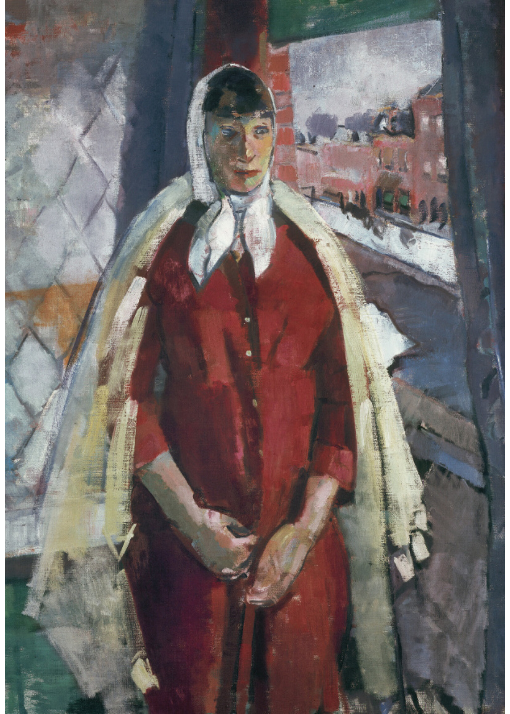 Rik Wouters Prentkaart, Rik Wouters - Vrouw aan het venster, 1915