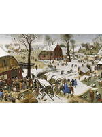 Wenskaart, Pieter Brueghel II - De volkstelling in Bethlehem