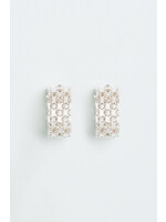 Wouters & Hendrix ECE008SS00 - Pair of earrings - Stud Earrings with falling chained hoops