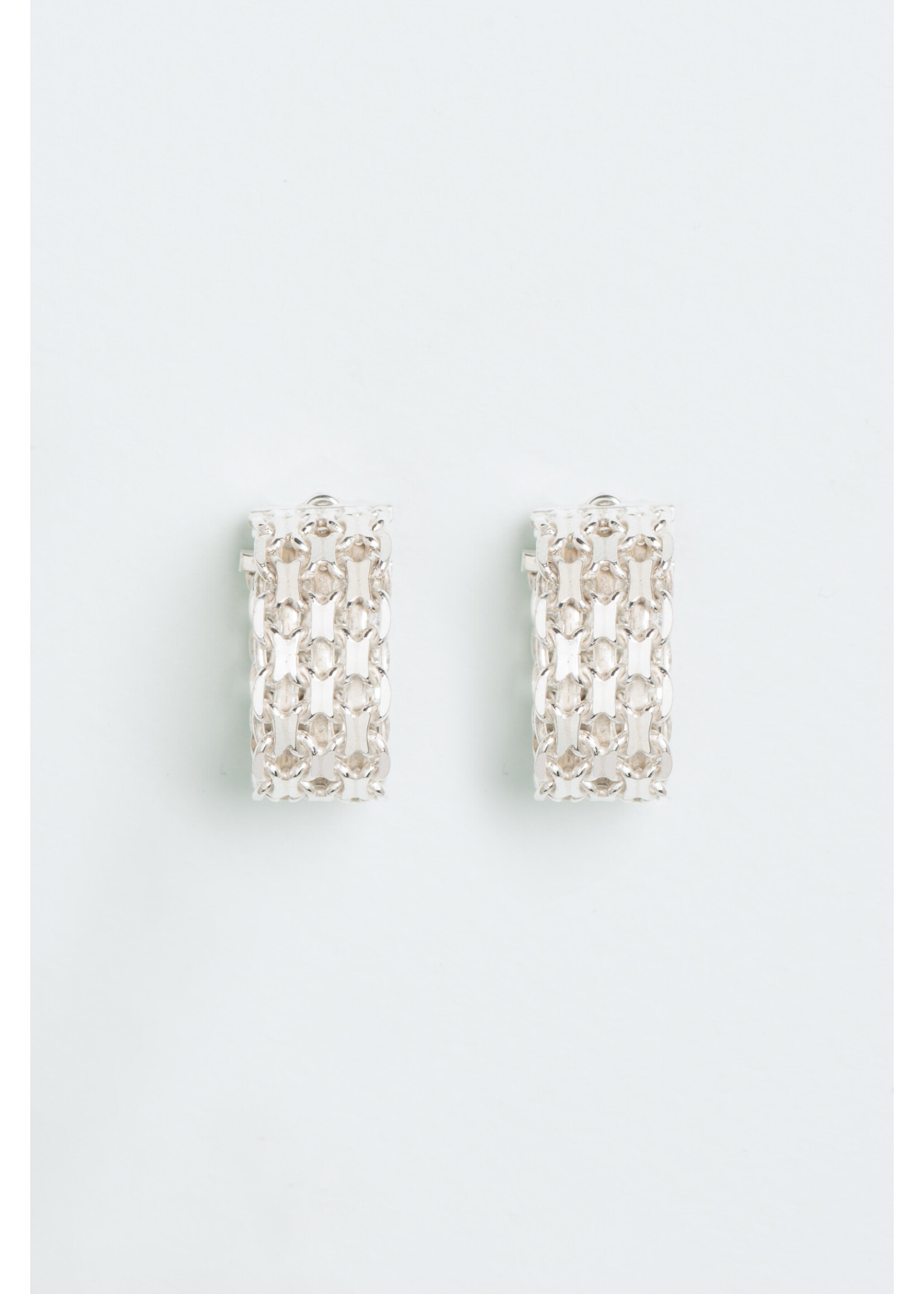 Wouters & Hendrix ECE008SS00 - Pair of earrings - Stud Earrings with falling chained hoops