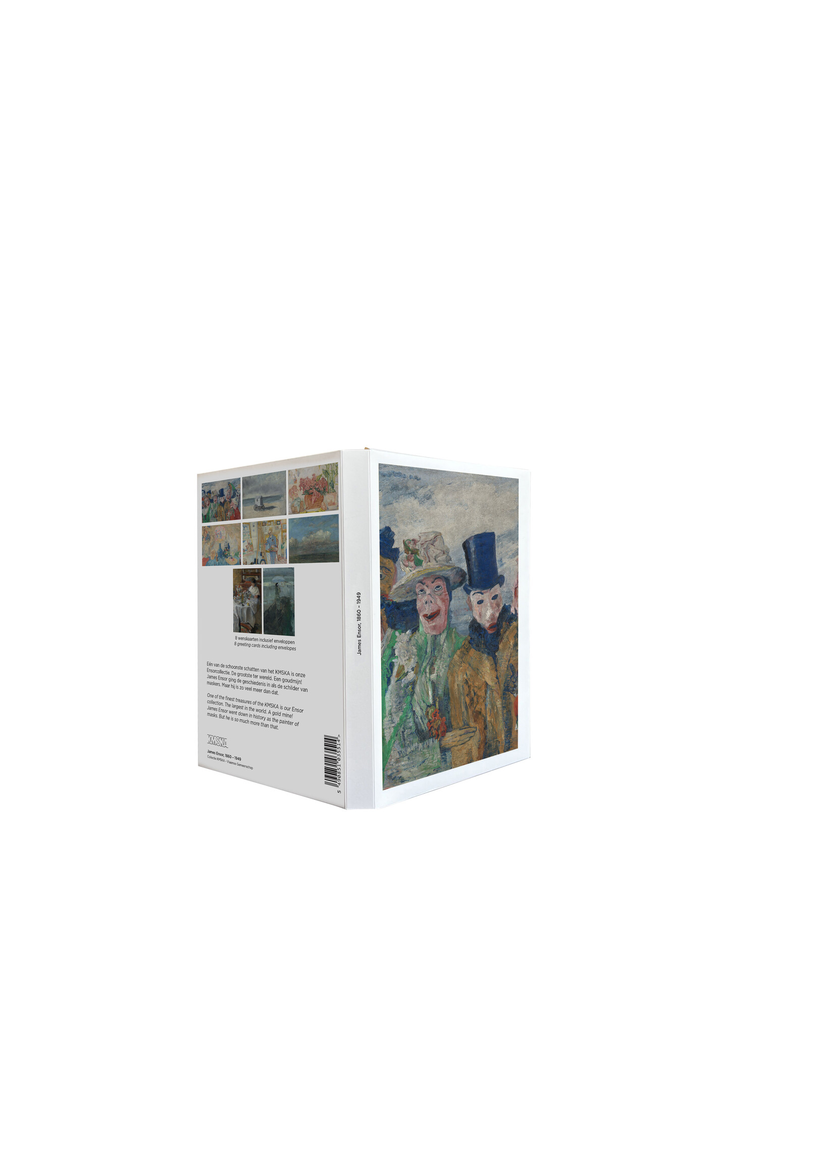 Ensor Folder with 8 greeting cards and envelopes - James Ensor