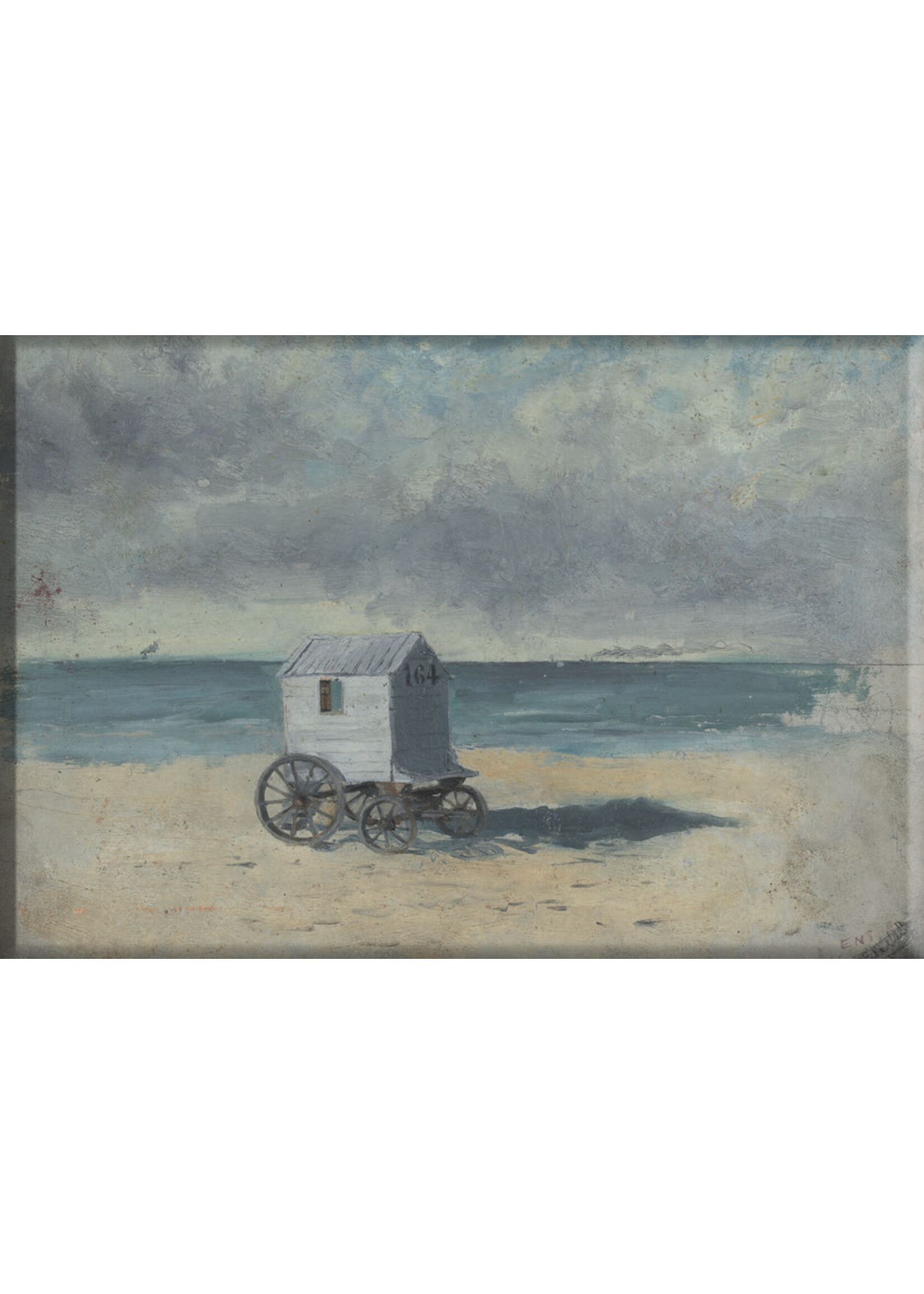 Magnet Ensor Bathing Hut on the Beach