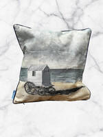 Ensor Pillow Ensor Bathing Hut on the Beach