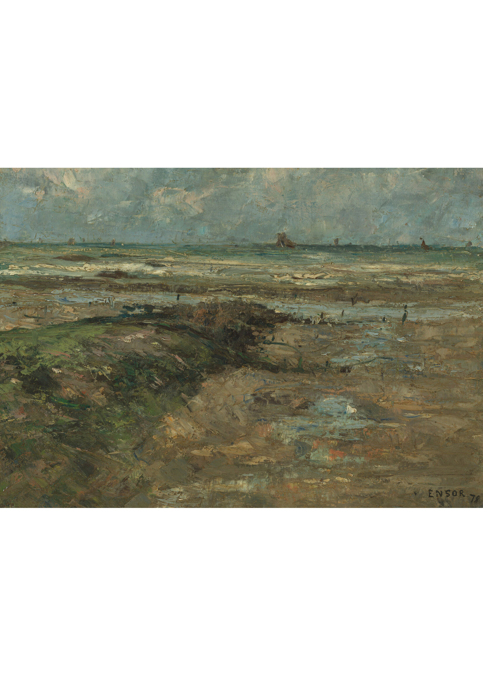 Ensor Postcard Ensor The Breakwater
