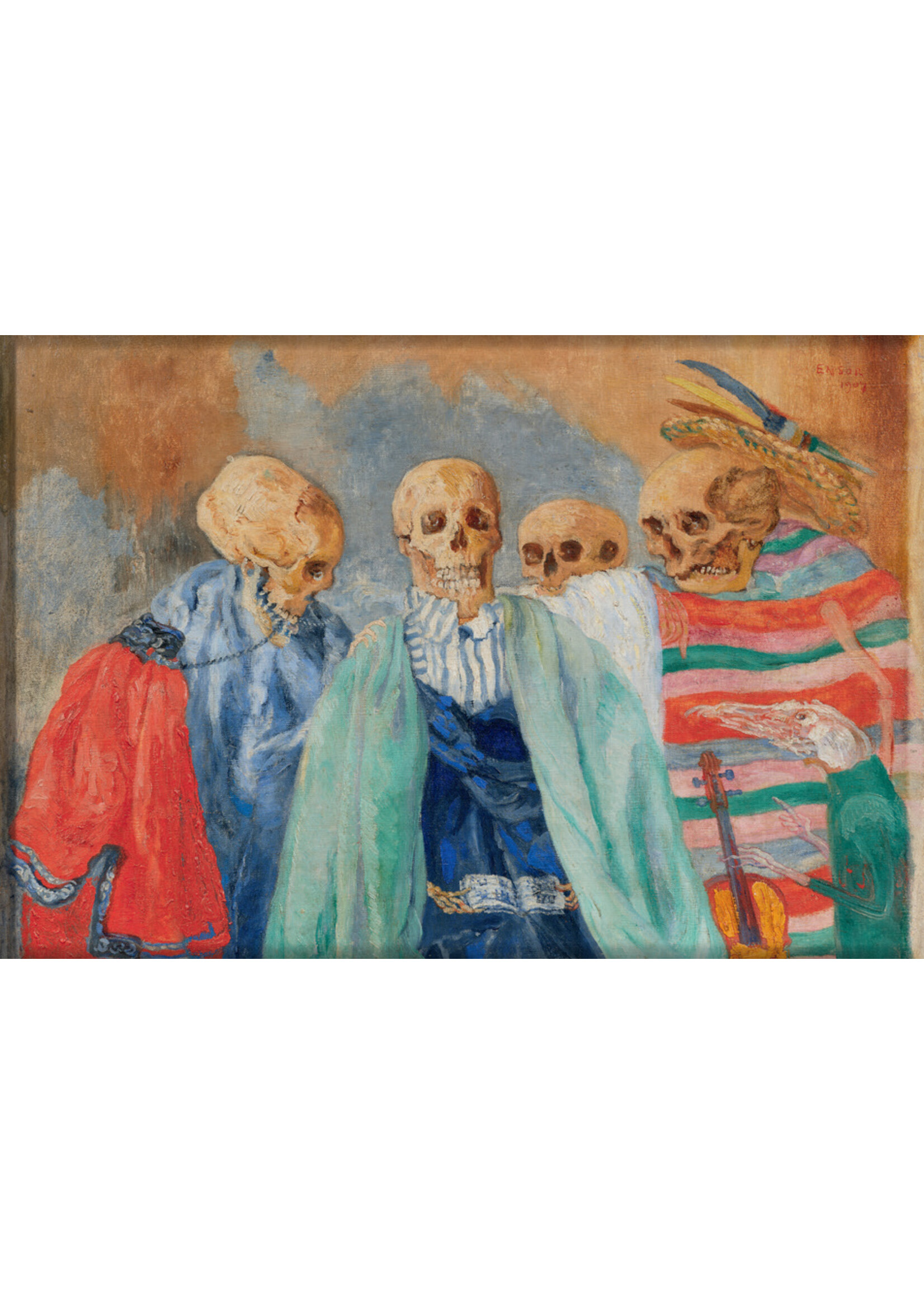 Ensor Magnet Ensor Skeletons musicians