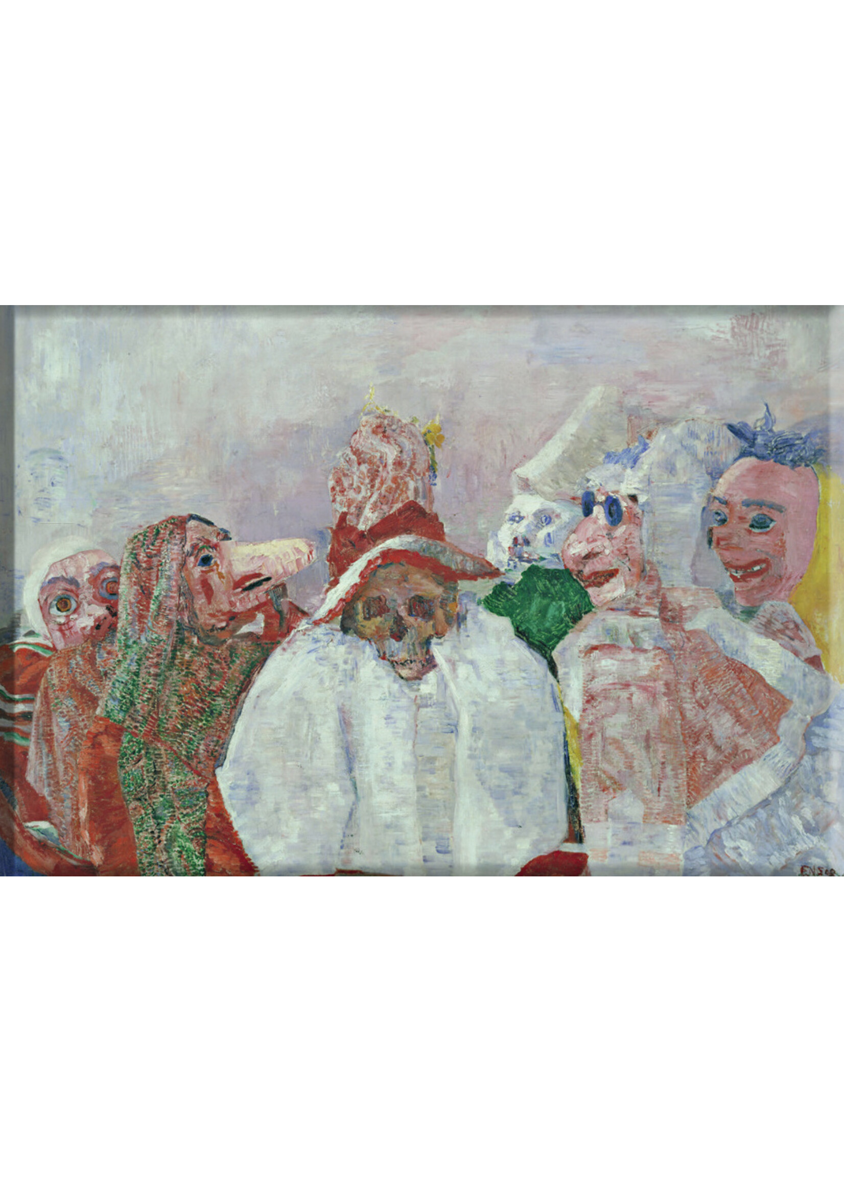 Ensor Magnet Ensor Masks confronting death