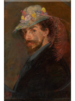 Magnet Ensor Self-portrait with flower hat