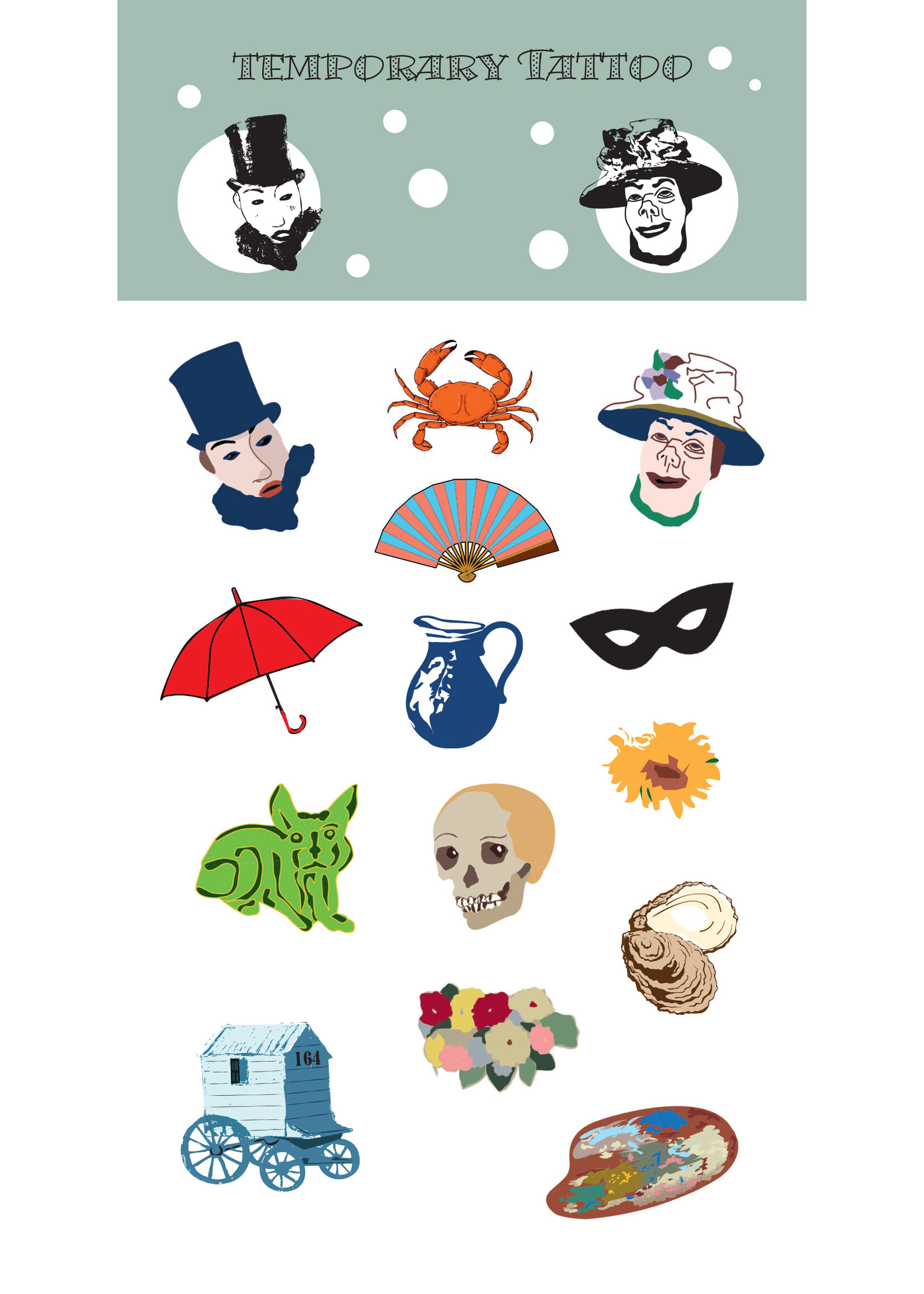 Ensor Temporary Tattoo - Ensor