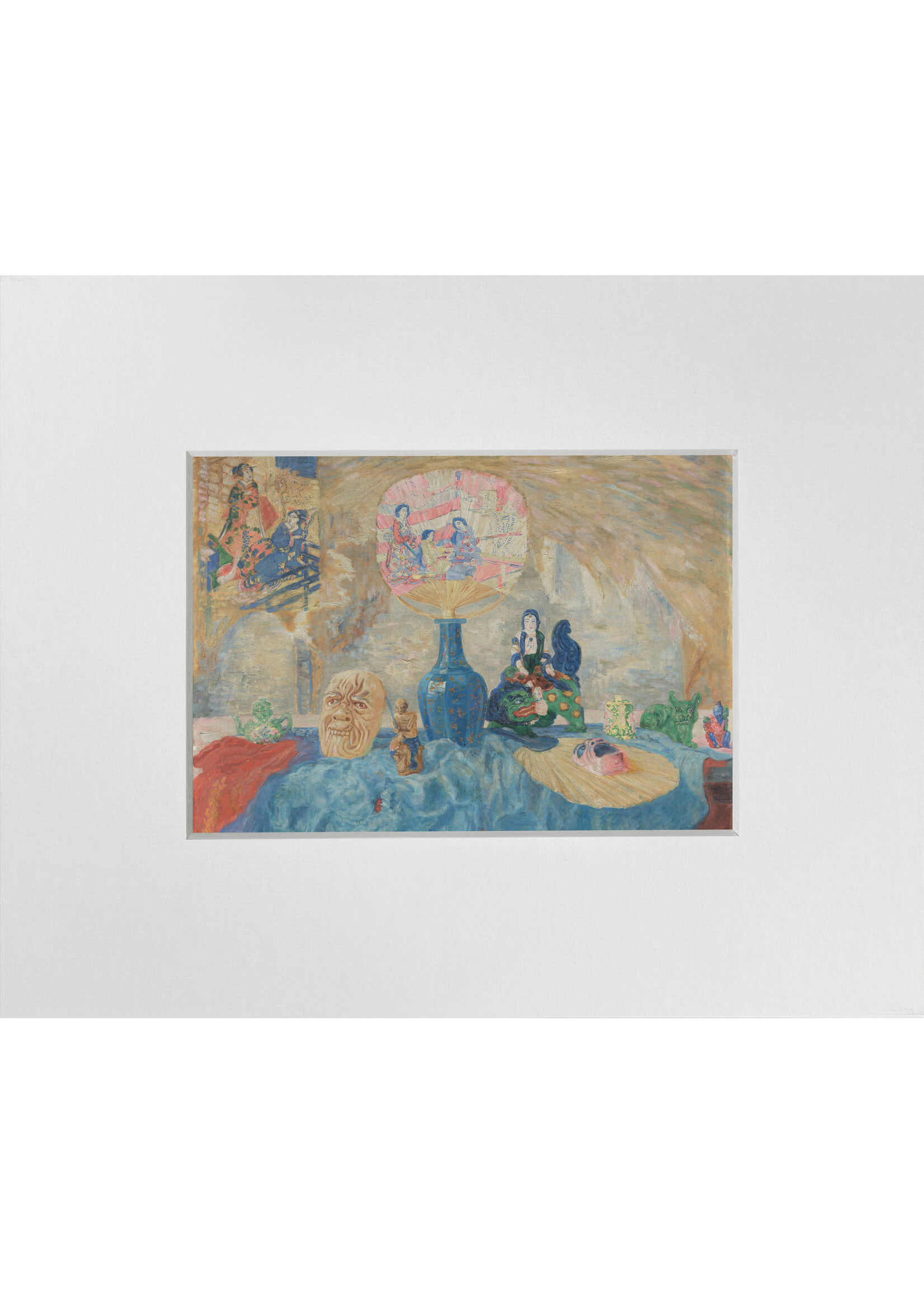 Ensor Passe-partout Ensor Stilleven met chinoiserieën