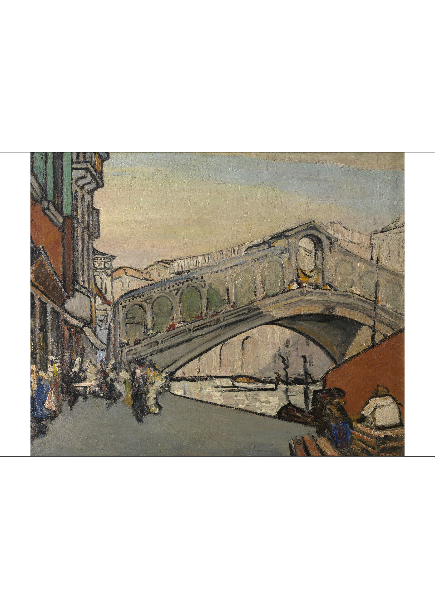 Postcard Schmalzigaug The Rialto Bridge in Venice