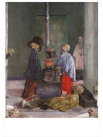 Poster Ensor Skeletons Warming Themselves