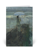 Ensor Greeting card Ensor Lady at the Breakwater