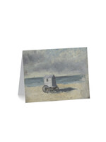 Ensor Greeting card Ensor Bathing Hut on the Beach