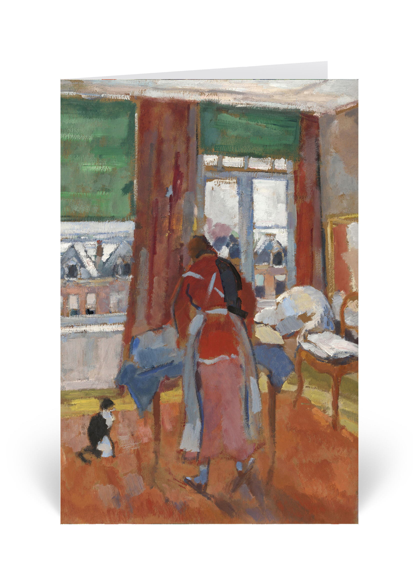 Greeting card Rik Wouters Ironing