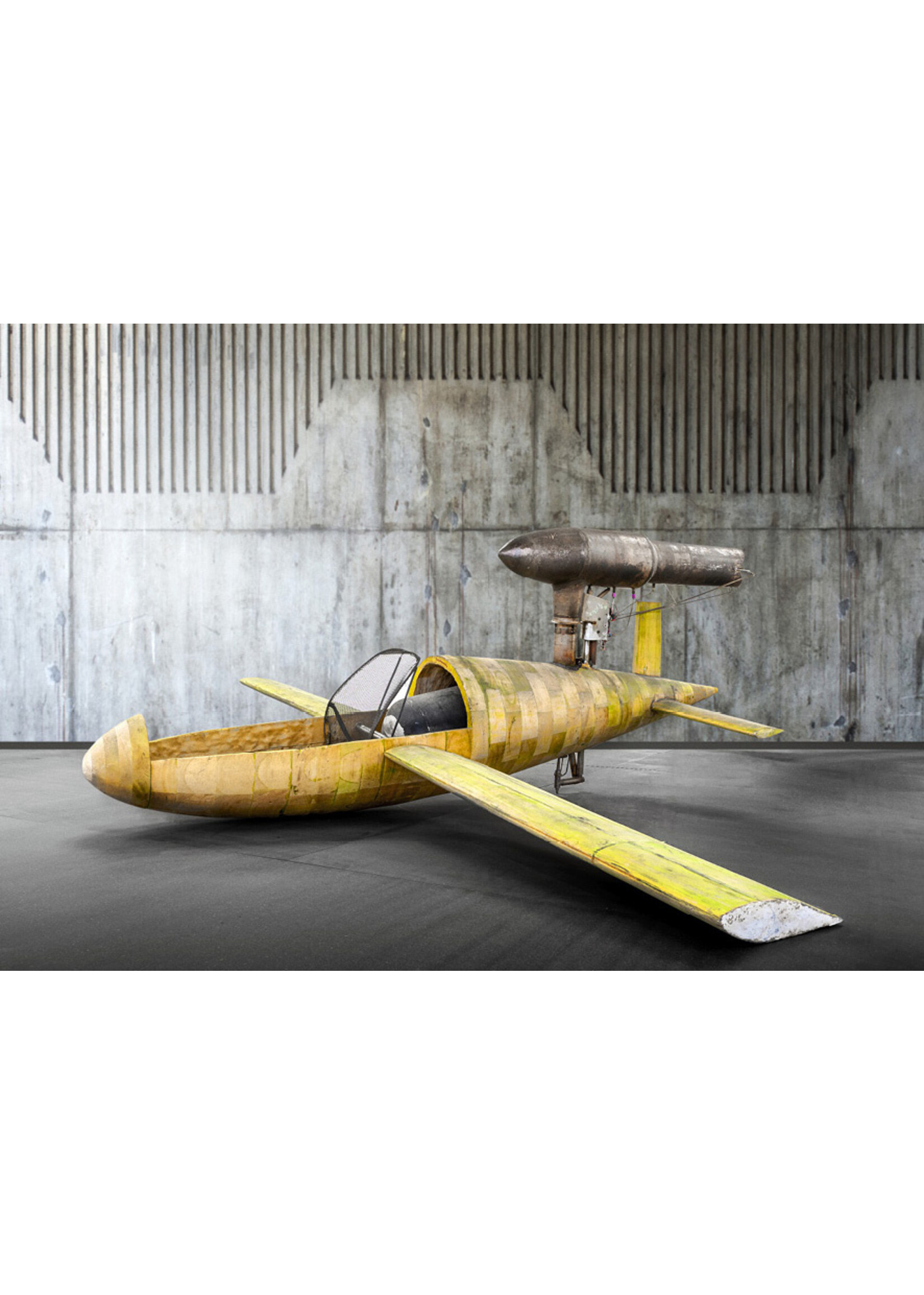 Postcard Panamarenko - V1 Barada Jet, 1991