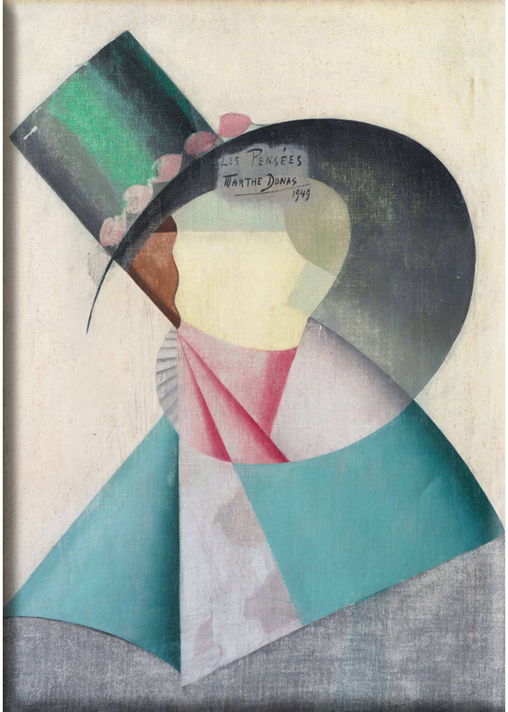 Donas Magnet Marthe Donas "Woman with Hat"