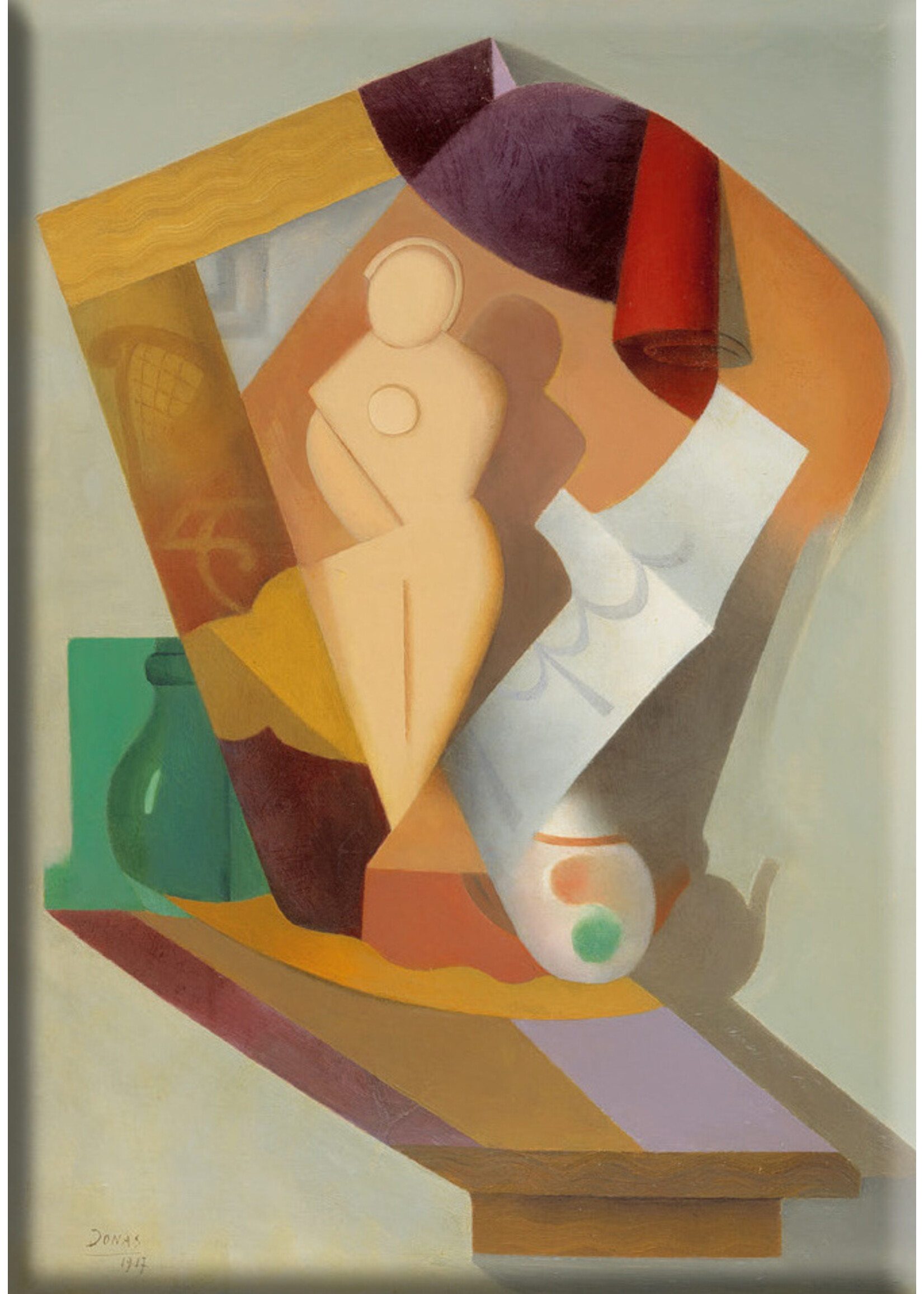 Donas Magnet Marthe Donas "Still Life with Statuette"