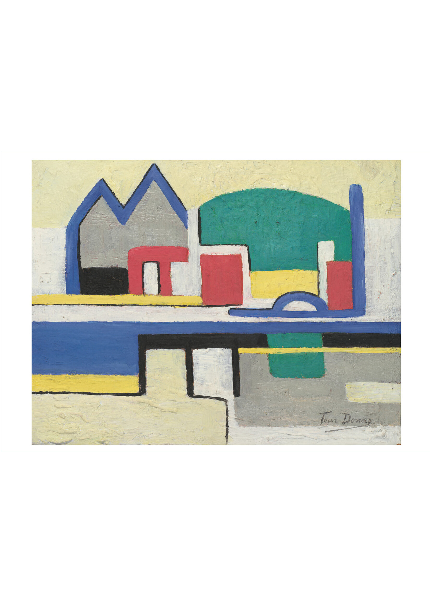 Donas Postcard - Marthe Donas, The Channel