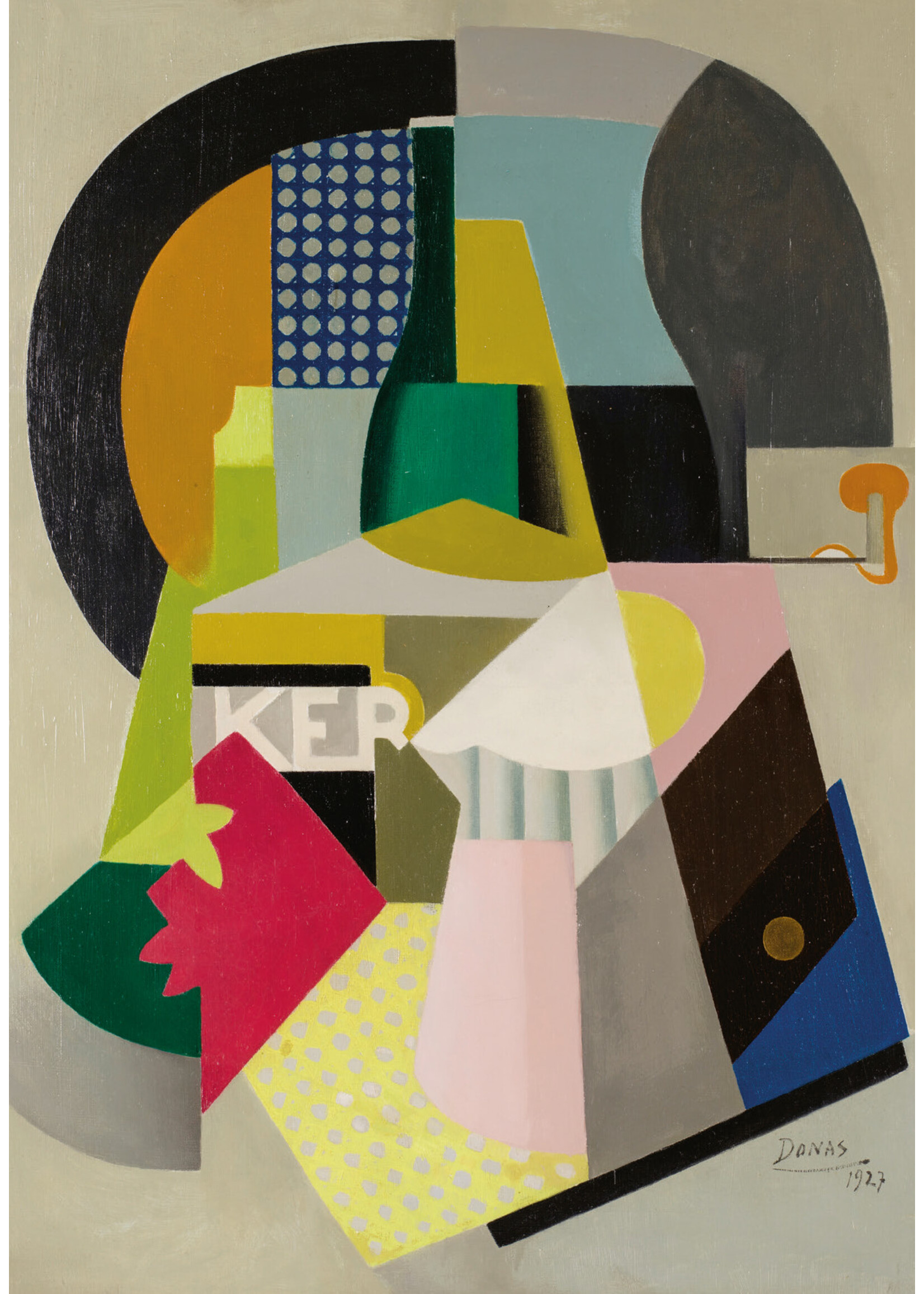Donas Postcard - Marthe Donas, Still Life with Coffee Grinder
