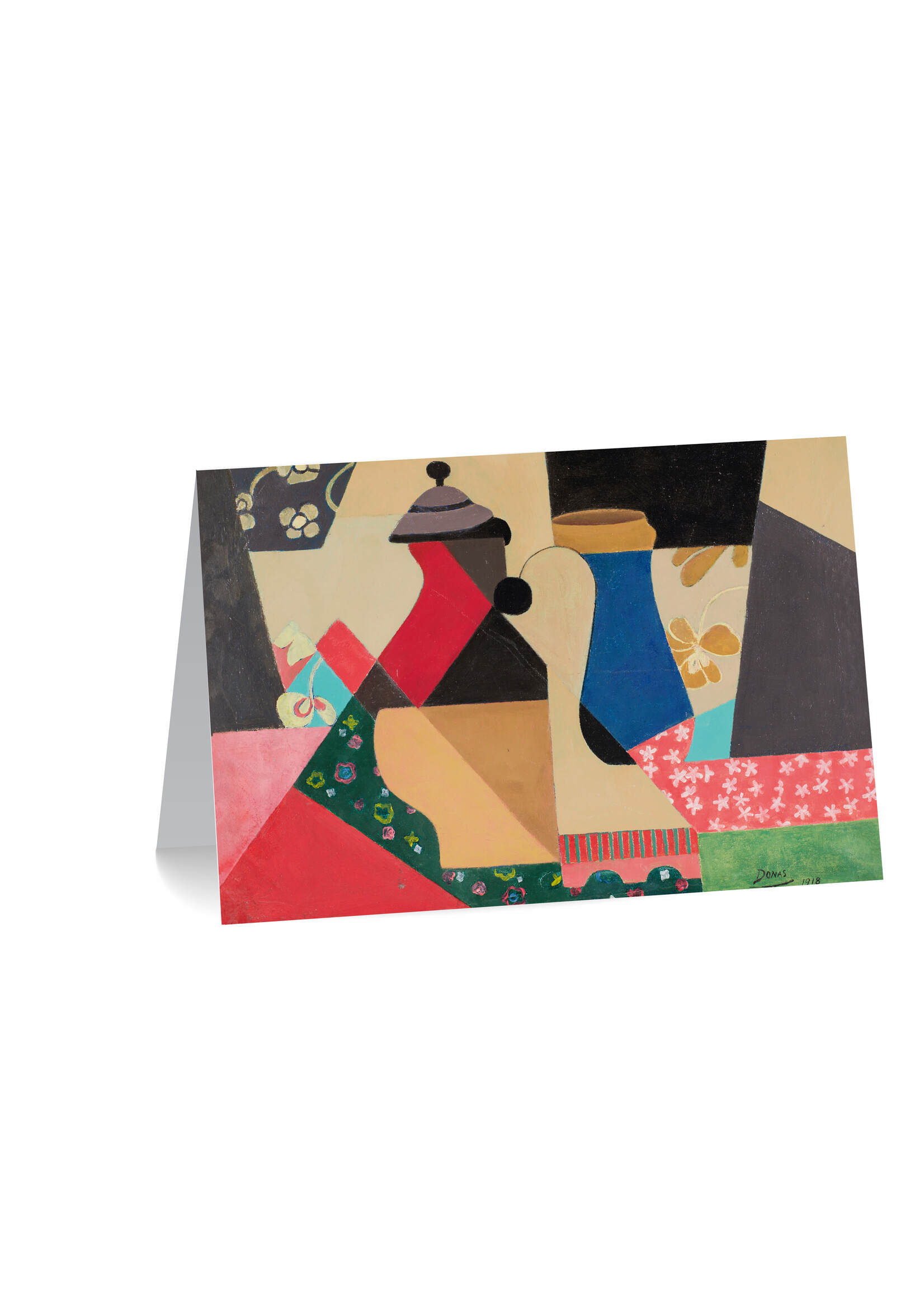 Donas Greeting cards - Marthe Donas, Still Life with Coffee Pot