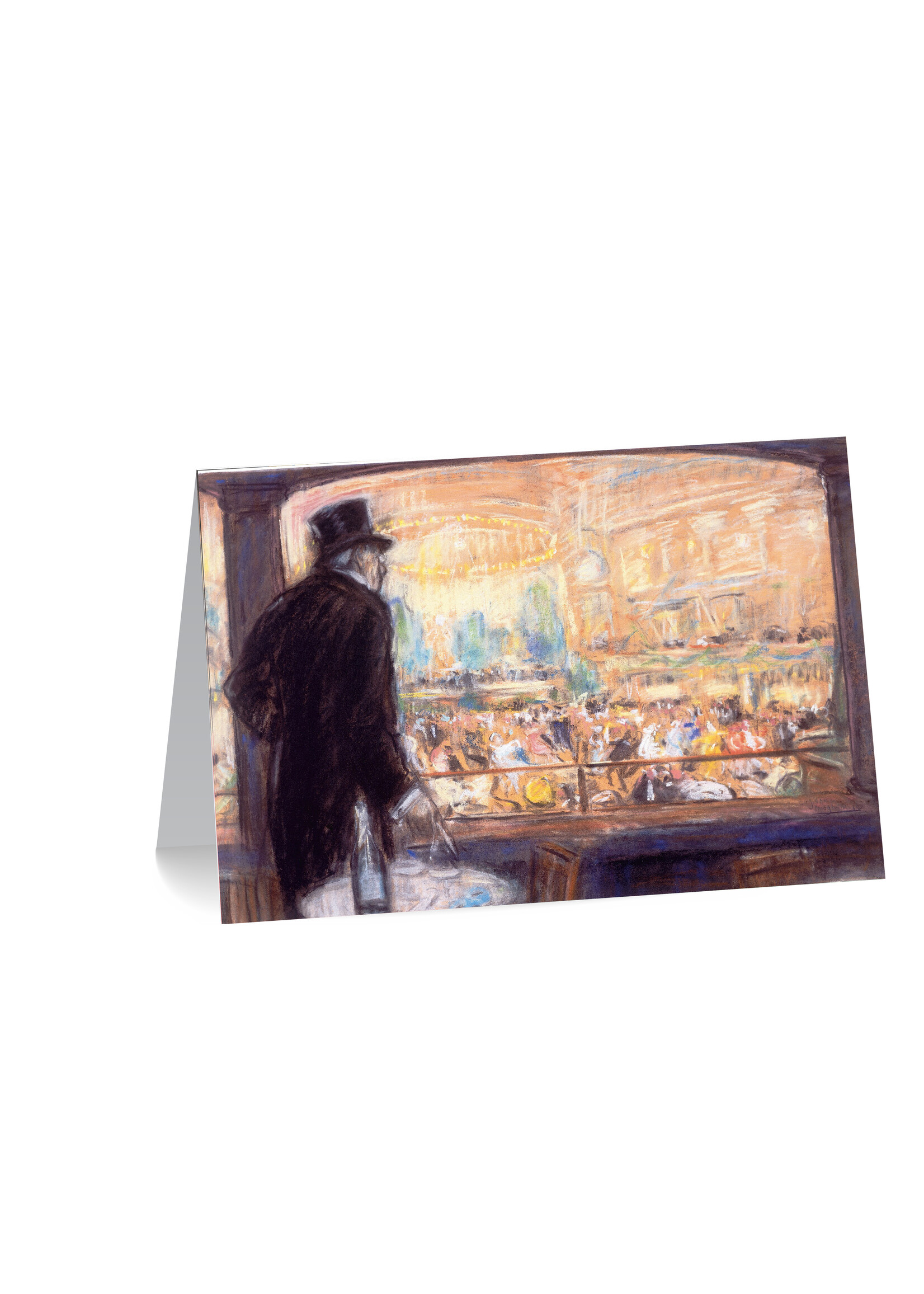 Van Mieghem Greeting card - Eugeen Van Mieghem, Box at the Ball