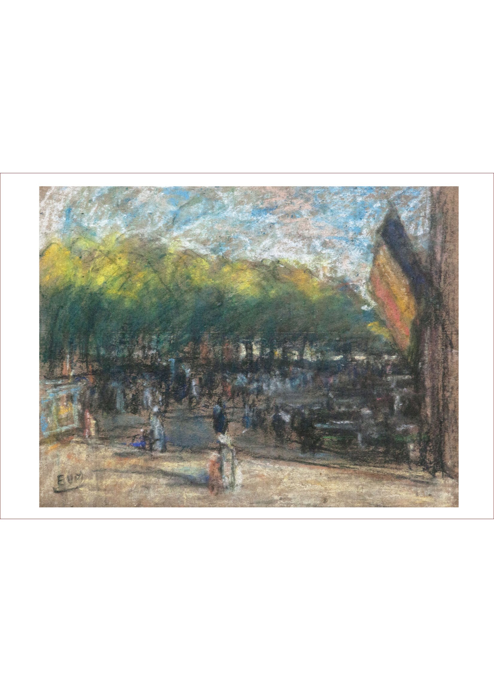 Van Mieghem Postcard - Eugeen Van Mieghem "Antwerp Boulevards"