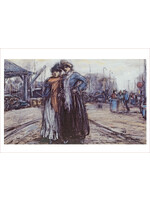 Van Mieghem Postcard - Eugeen Van Mieghem "Harbor Girls at the Docks"