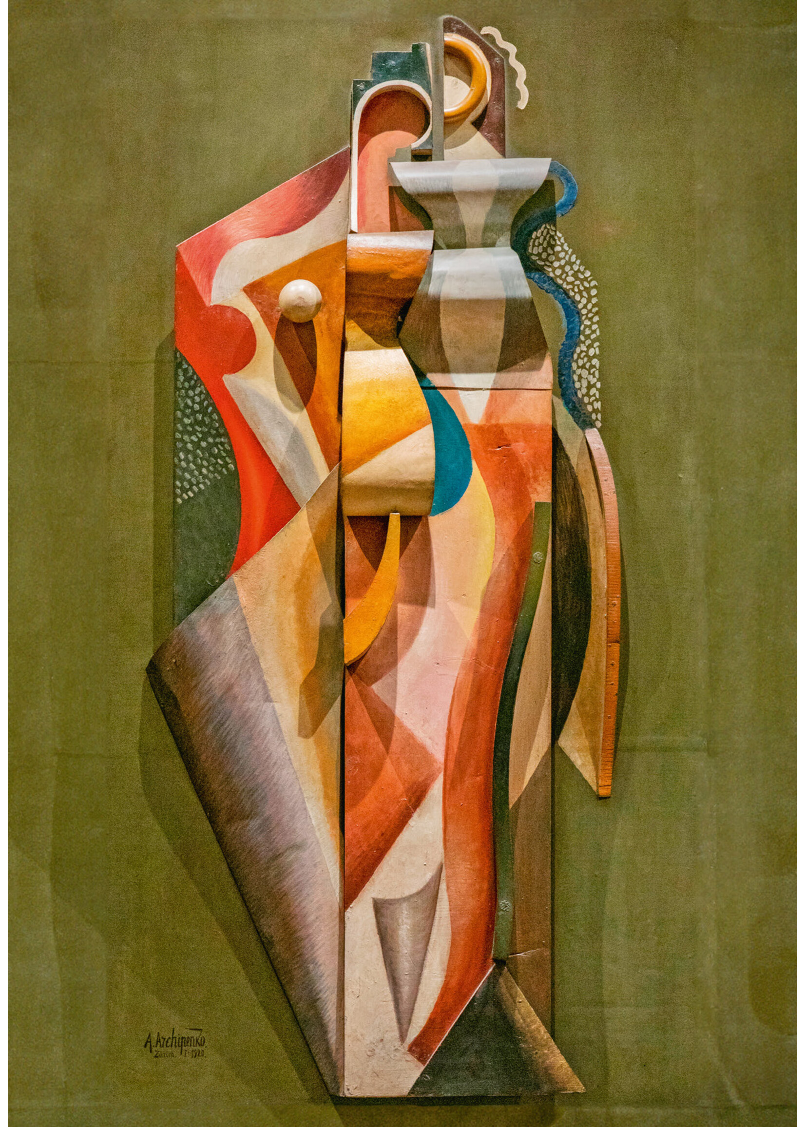 Archipenko Prentkaart - Archipenko "Two Women"