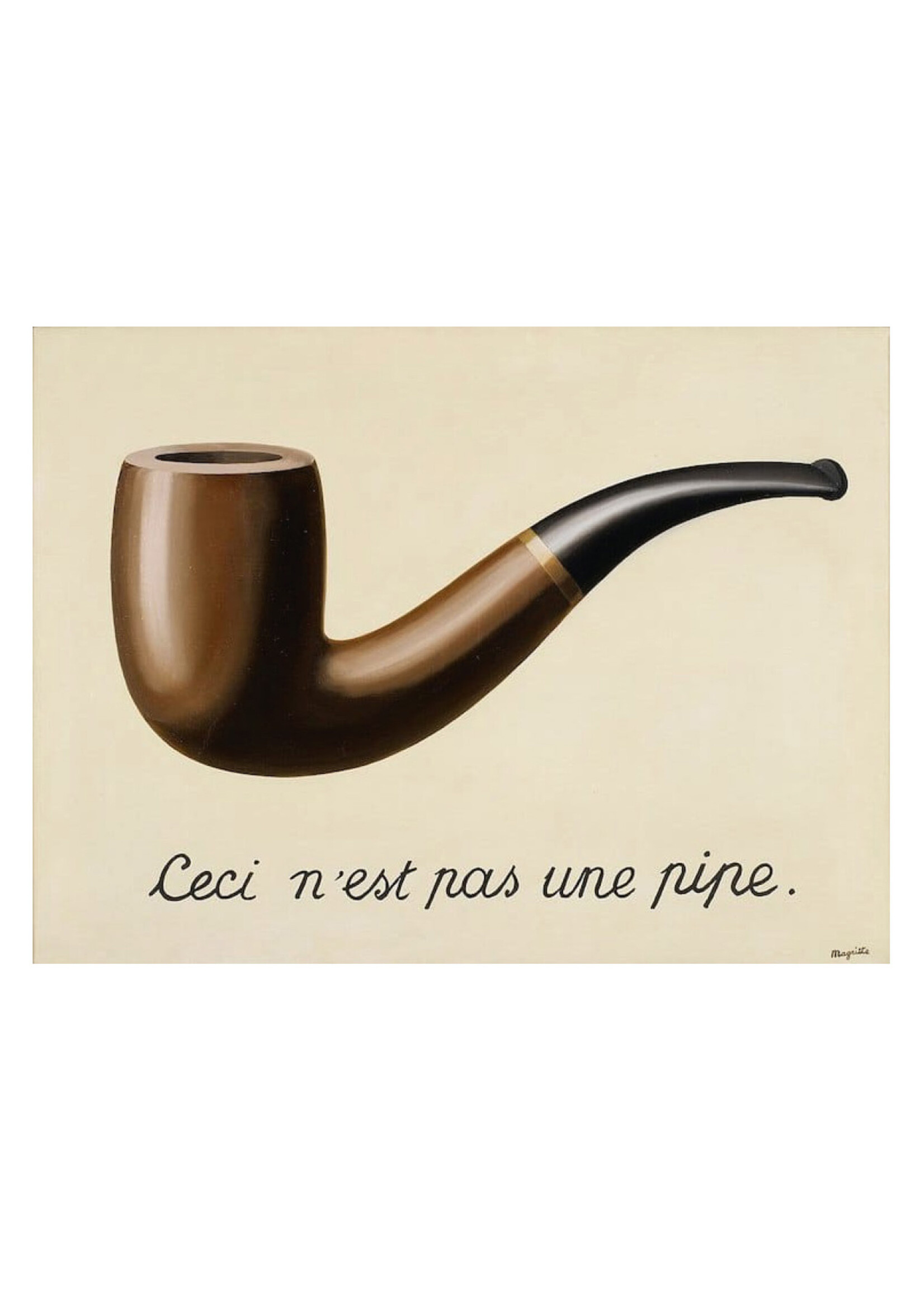 Magritte Poster - Magritte "La Trahison des images"