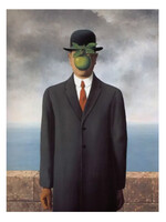 Magritte Poster - Magritte "Le fils de l'homme"
