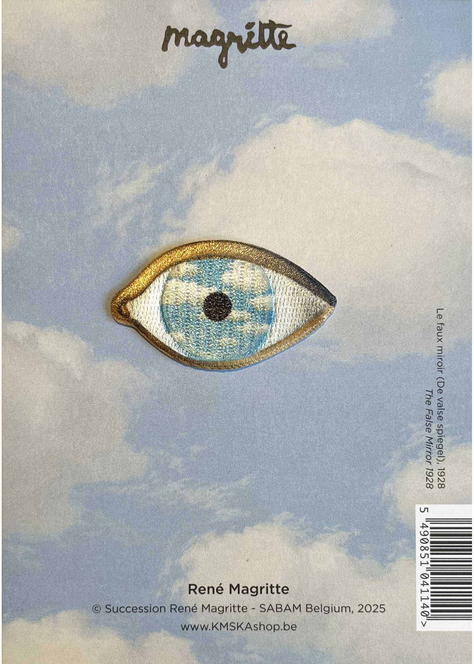 Magritte Patch - Magritte  "le faux miroir"