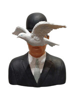 Magritte Figurine Magritte - L'Homme au chapeau melon