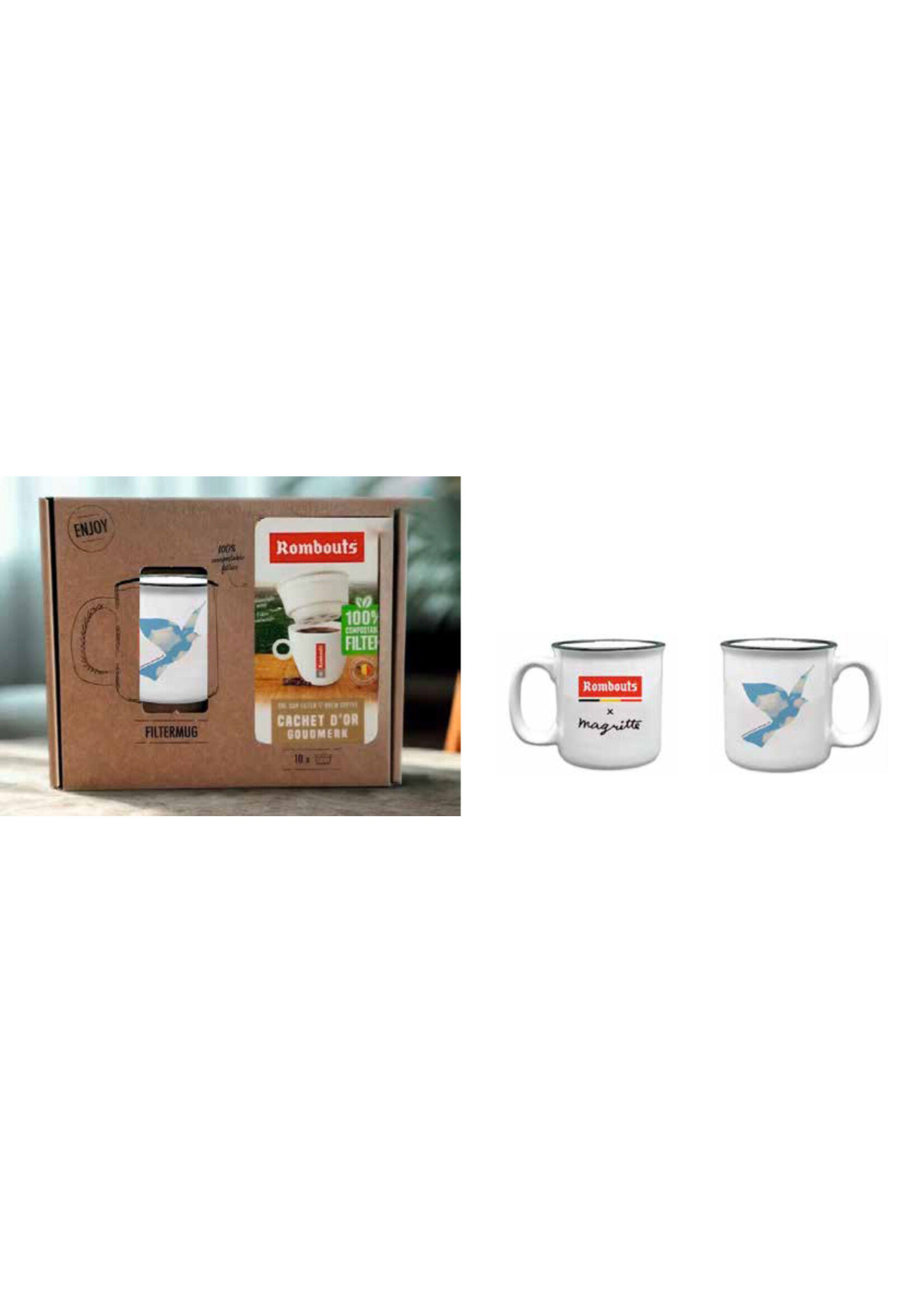 Rombouts Cadeaubox Mok & Filters - Rombouts