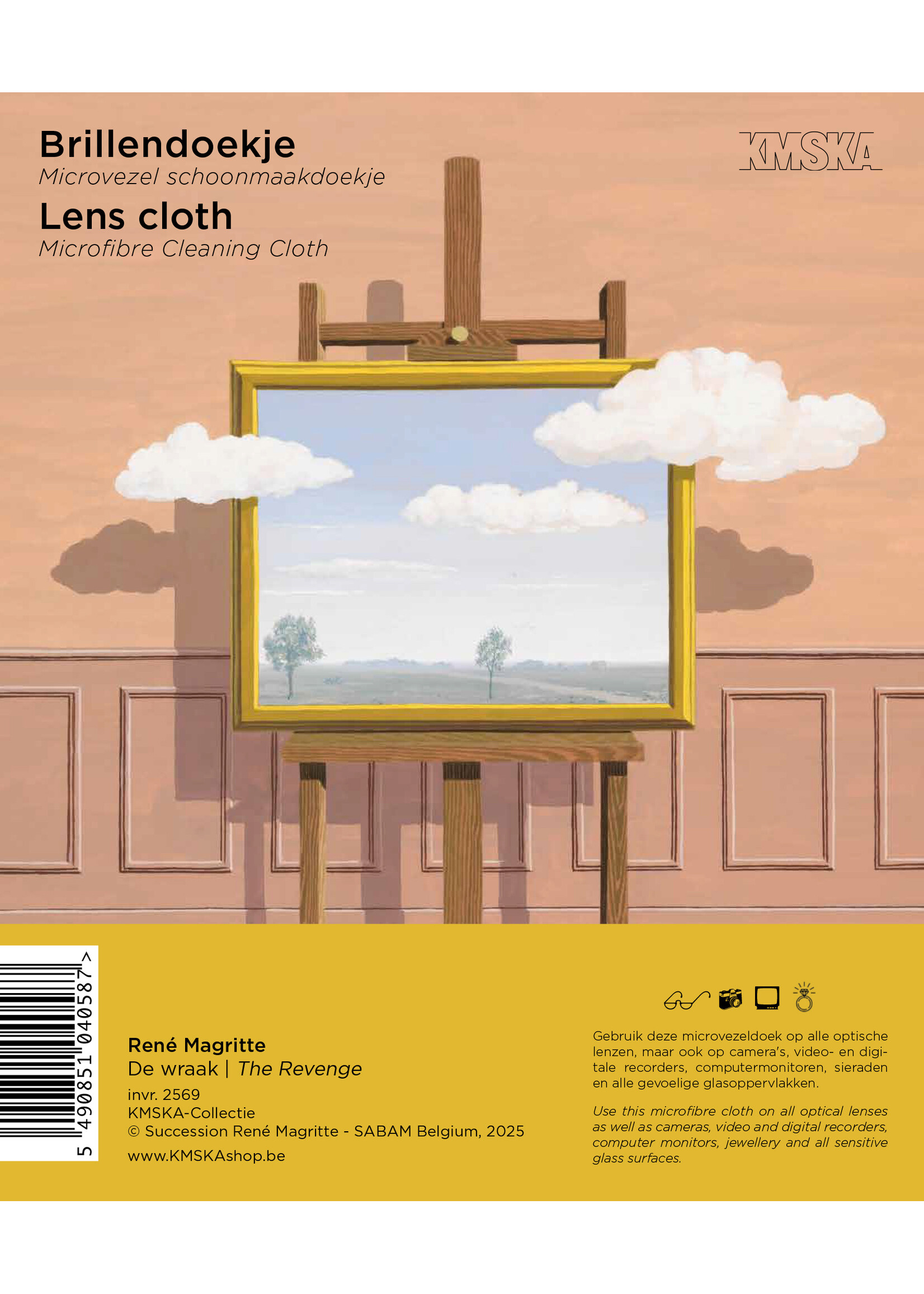 Magritte Lens cloth Magritte - The Revenge